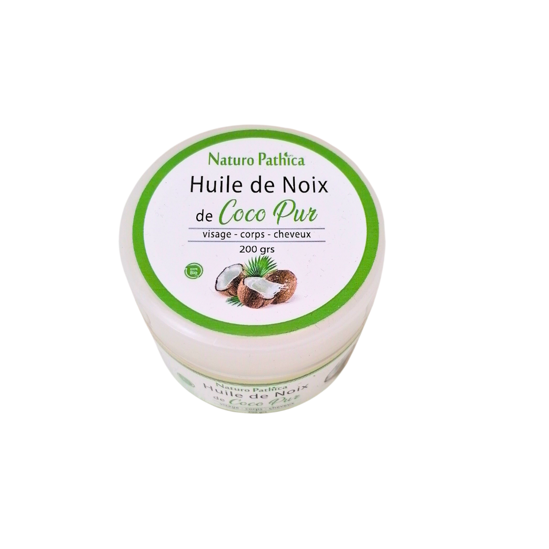 NP-Huile-de-noix-de-coco-pure-200g-4.png Naturo Pathica Huile de noix de coco pure 200g – Image 1