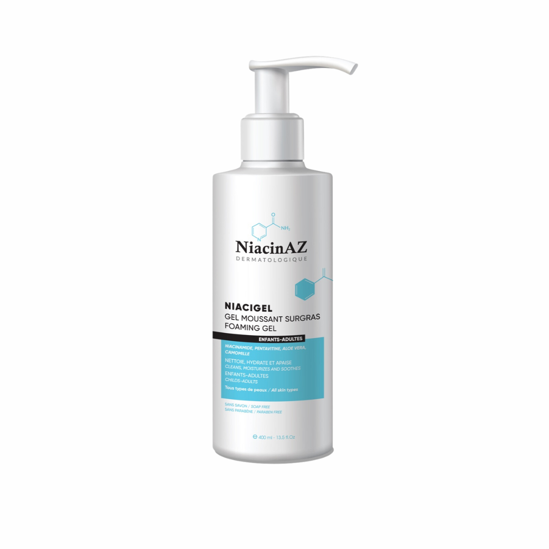 NiacinAZ-NIACIGEL-Gel-Moussant-Surgras-400ml-1.png NiacinAZ NIACIGEL Gel Moussant Surgras 400ml – Image 1