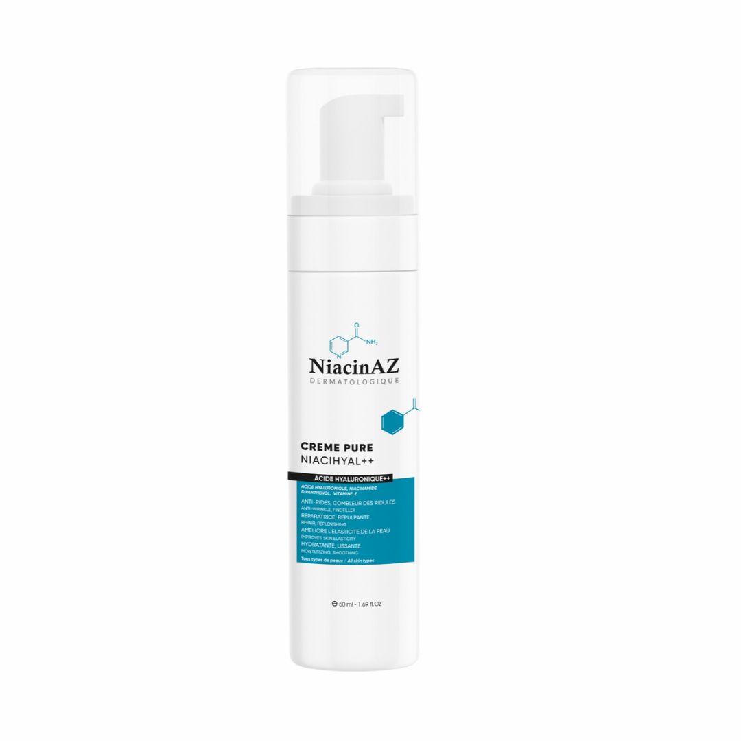 NiacinAZ-NiaciHyal-Creme-Pure-30mlll-1.png NiacinAZ NiaciHyal ++ Creme Pure 30ml – Image 1