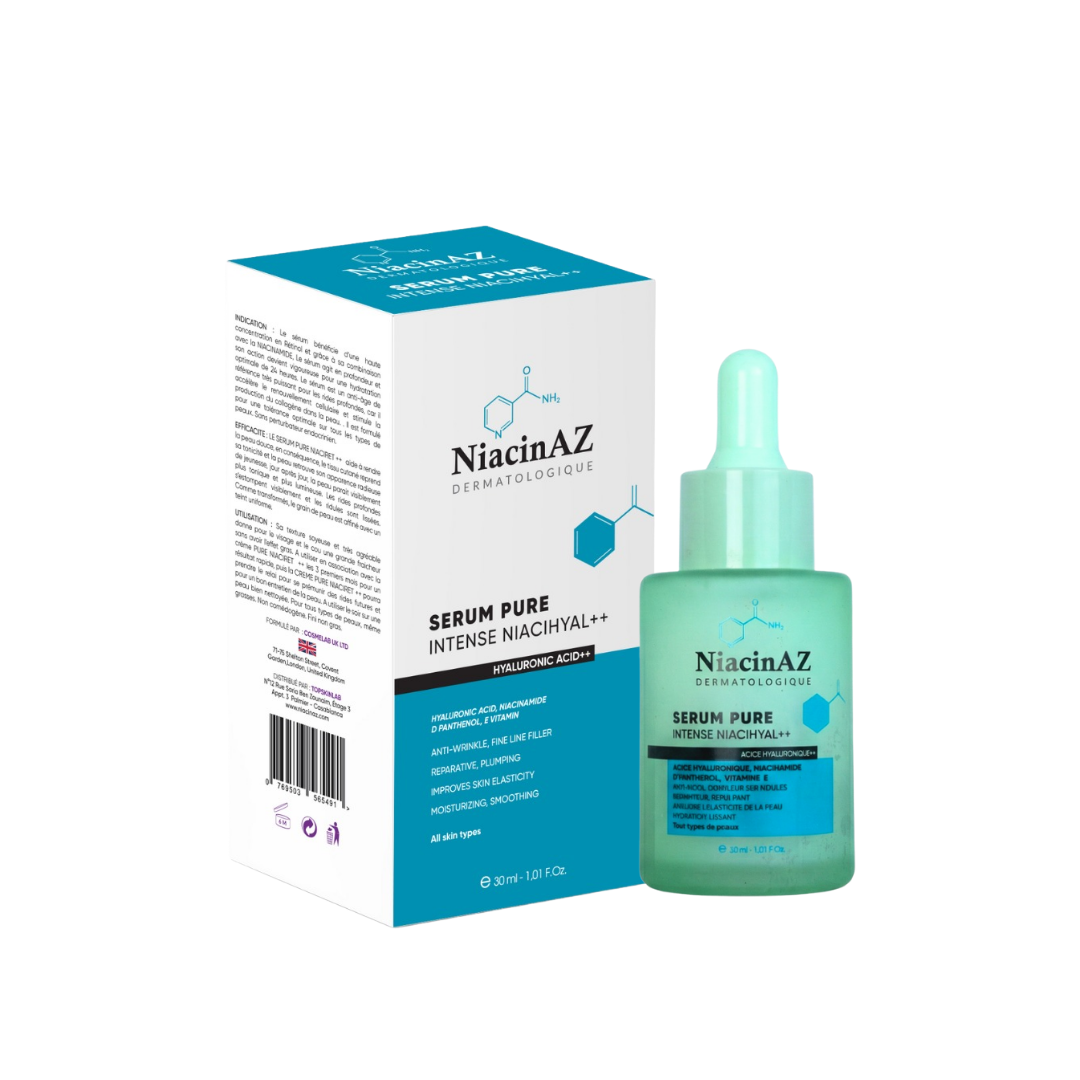 NiacinAZ-NiaciHyal-Serum-Pure-30ml.png NiacinAZ NiaciHyal ++ Serum Pure 30ml – Image 1