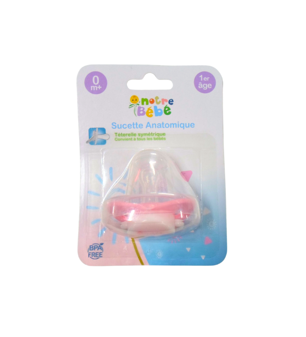 Notre-bebe-suc-Anatomique-1er-Age-0m-1.png Notre Bebe Sucette Anatomique 1er Age +0mois – Image 1