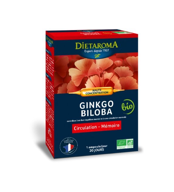 Nouveau-projet-9-2-1.jpg Dietaroma Ginkgo Biloba 20 Amp*10ml – Image 1