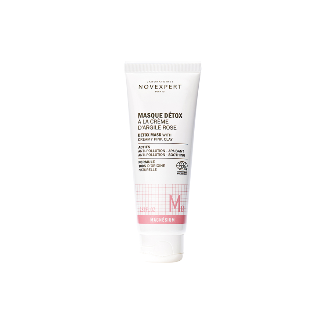 Novexpert-Magnesium-Masque-Detox-a-la-Creme-dArgile-Rose-–-75-ml.png Novexpert Magnésium Masque Détox à la Crème d'Argile Rose - 75 ml – Image 1