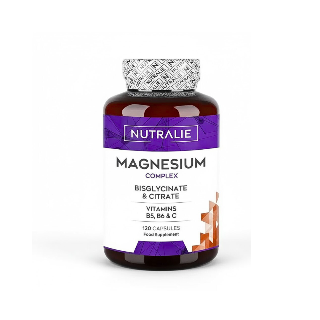 Nutralie-Magnesium-Complex-120capsules-1.png Nutralie Magnesium Complex 120 Capsules – Image 1