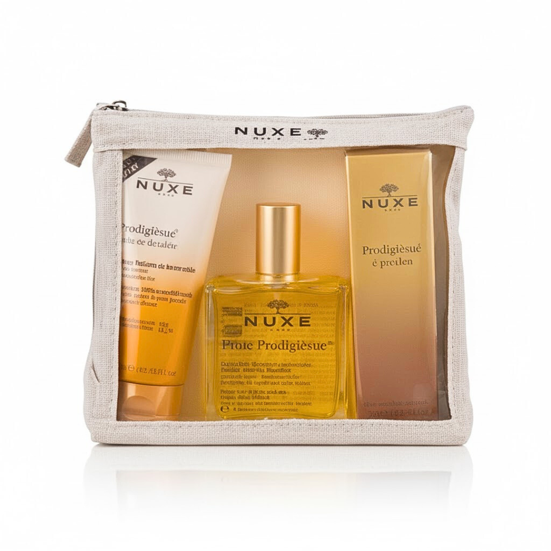 Nuxe-Prodigieux-trousse-huile-douchehuile-seche-100mlparfun-1-1.png Nuxe Prodigieux Trousse Huile Douche+Huile Seche 100ml+Parfu – Image 1