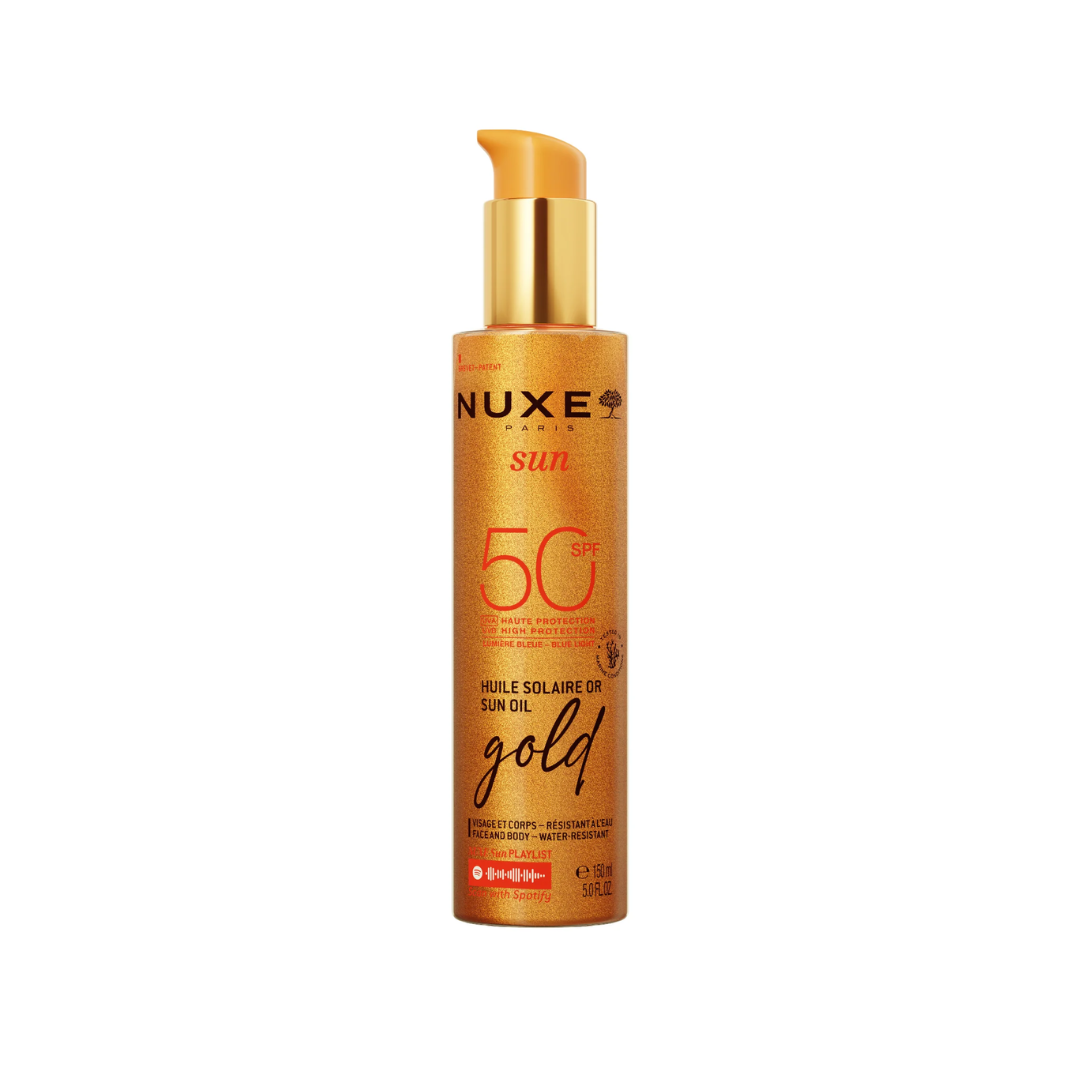 Nuxe-Sun-spf50-Huile-Solaire-Or-150ml-1.png Nuxe Sun spf50 Huile Solaire Or 150ml – Image 1