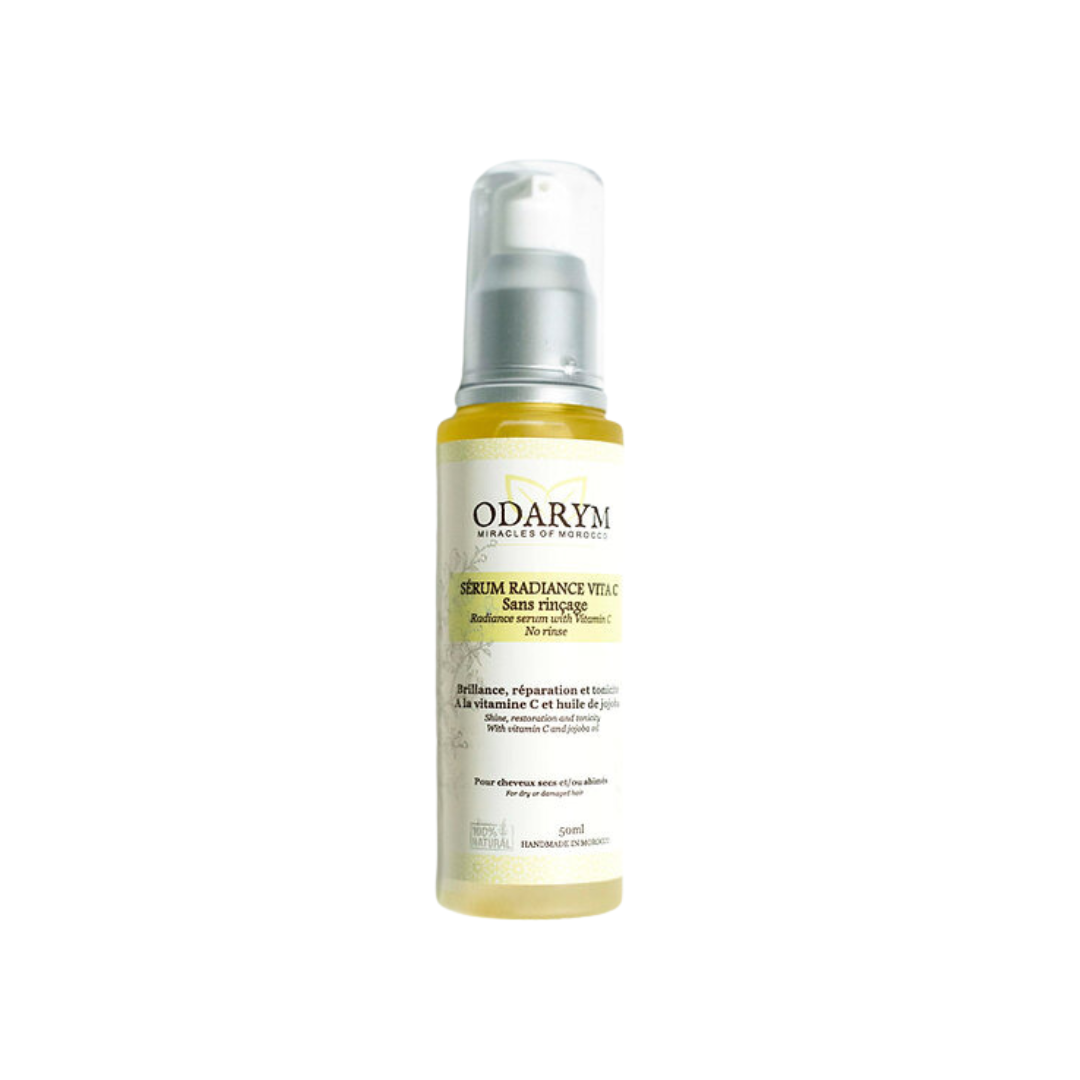 Odarym-serum-radiance-Vita-C-sans-rincage-50ml-1-2.png Odarym Sérum Radiance Vitamine C Cheveux Secs et Cassants – Image 1