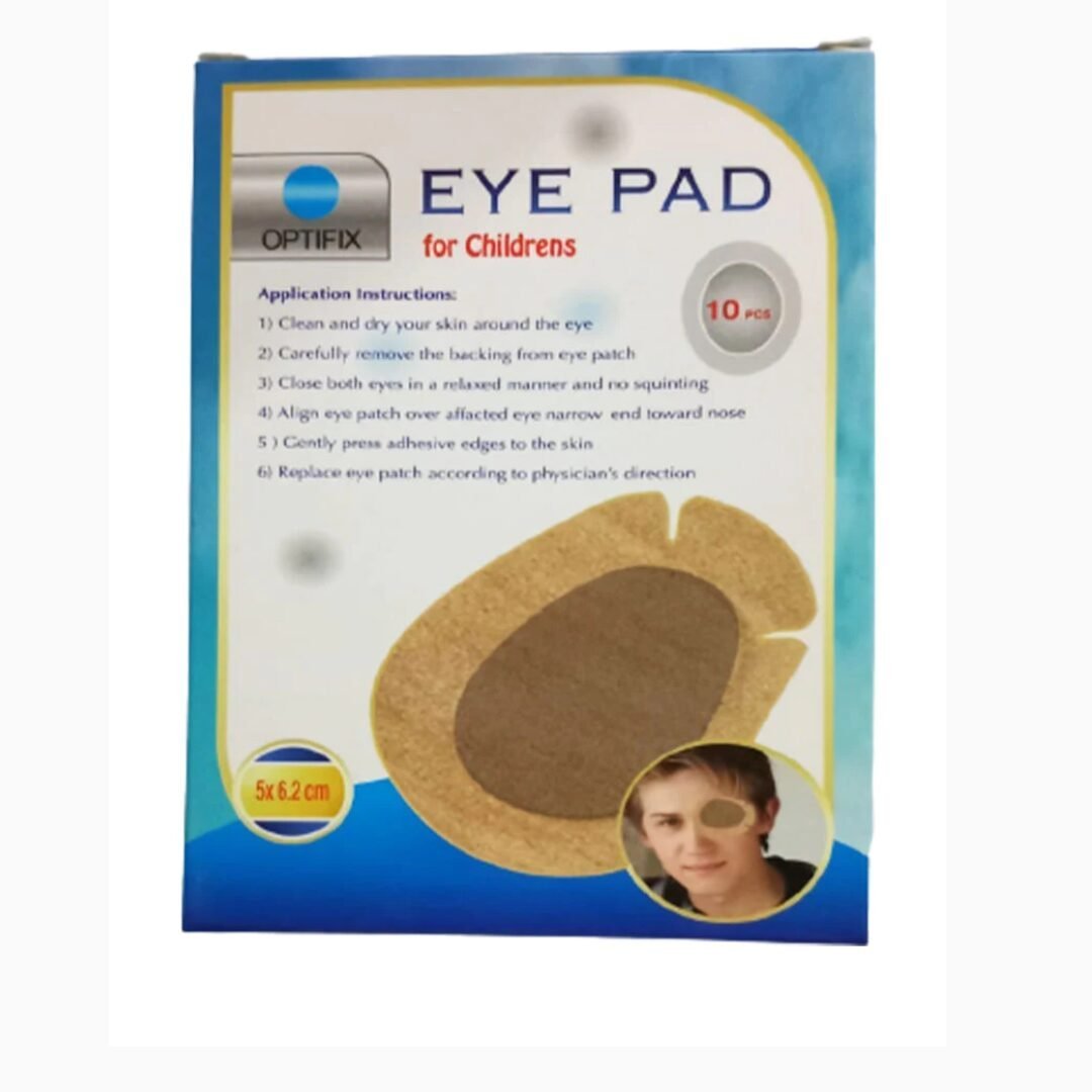 Optifix-eye-pad-enfantts-75.4cm10pcs-4.jpg Optifix Eye Pad Enfantts 7*5.4cm 10 Pieces – Image 1