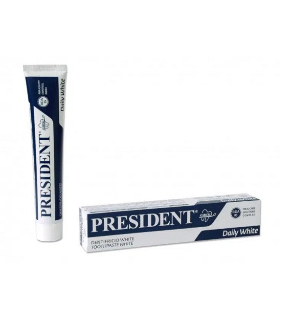 PRESIDENT-DENTIF-WHITE-75ML-2.jpg PRESIDENT DENTIFRICE WHITE 50ML – Image 1