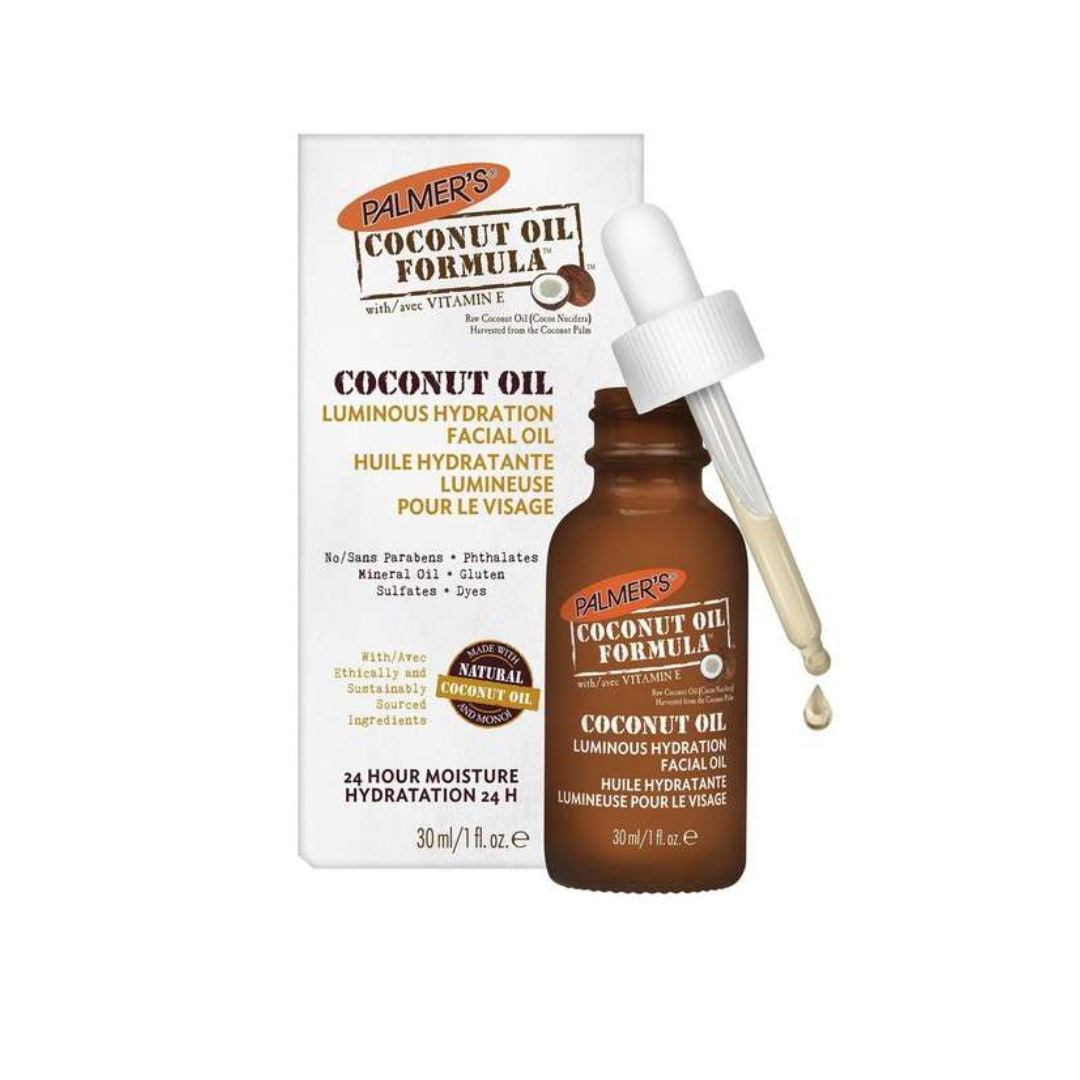 Palmers-Hydratation-Lumineuse-Visage-Coconut-Oil-30ml.png Palmer's Hydratation Lumineuse Visage Coconut Oil 30ml – Image 1