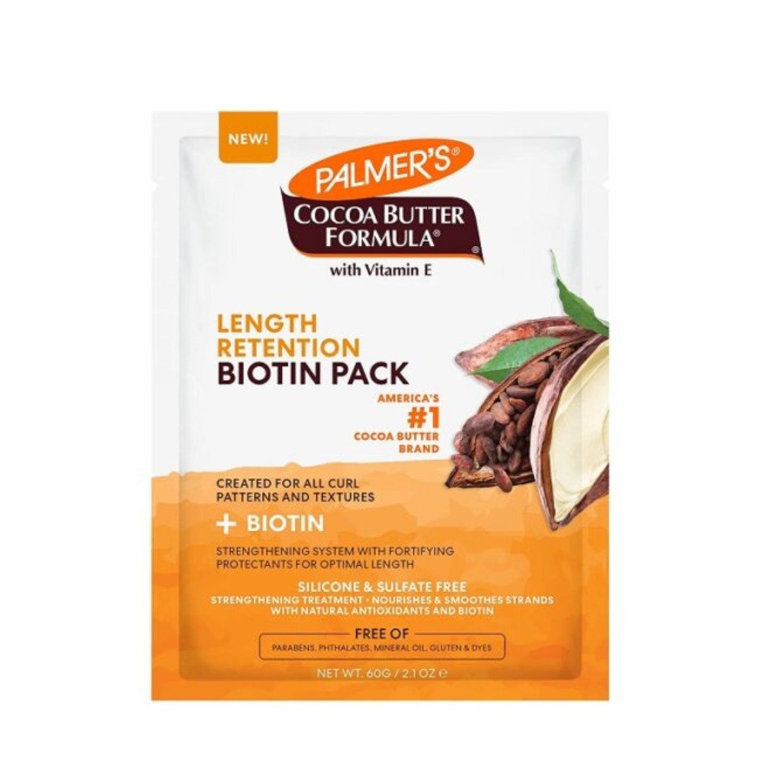 Palmers-masque-chvx-sachet-cacao-biotine-60g-1.jpg Palmer's Masque Cheveux Cacao & Biotine 60g – Image 1