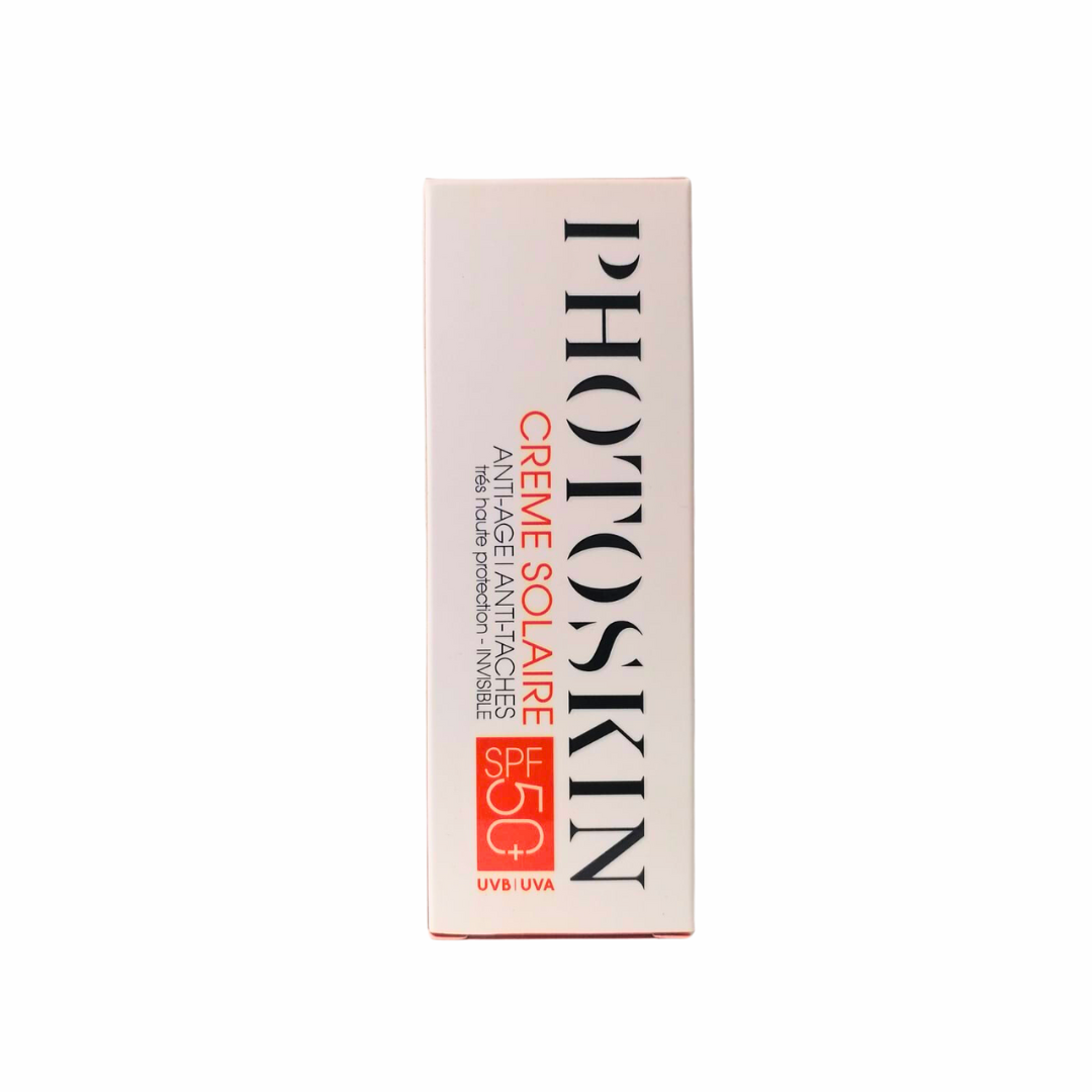 Photoskin-Ecran-solaire-invisible-spf50-50ml-1.png Photoskin Ecran Solaire Invisible spf50+ 50ml – Image 1