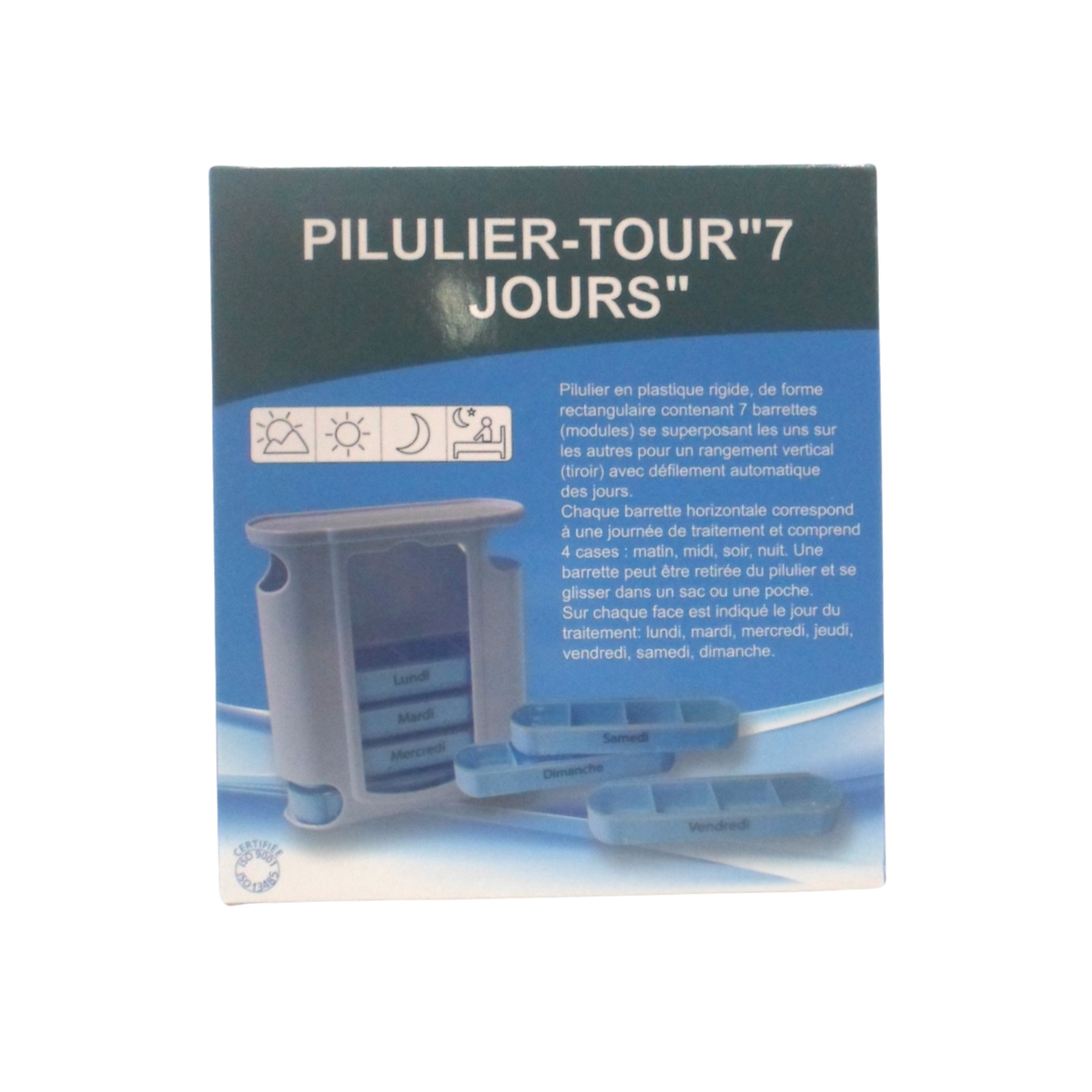 Pilulier-Tour-7j28-compartiments-ref-AM09-007-1.png Pilulier Tour7j/28 Compartiments AM09-007 – Image 1