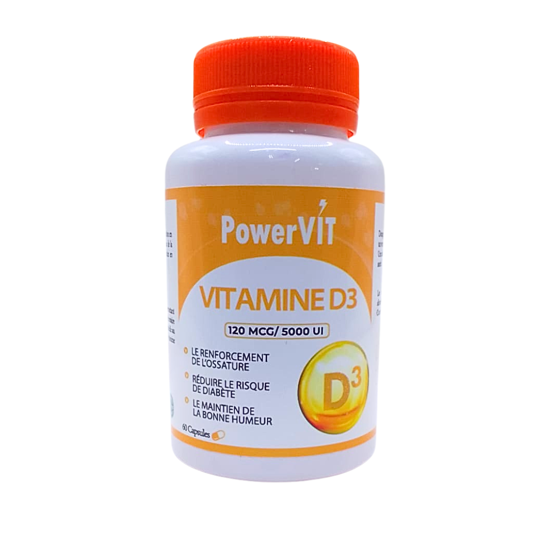Powervit-Vitamine-D3-5000UI-60capsules-1.png PowerVit Vitamine D3 5000UI 60 Capsules – Image 1
