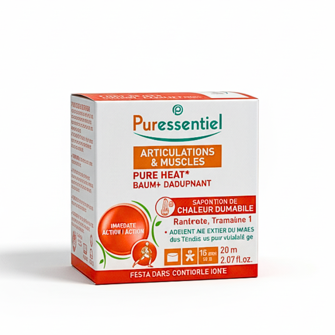Puress-articulations-muscles-pure-heat-baume-chauffant-20ml-1.png Puressentiel Articulations & Muscles Pure Heat Baume Chauffant 20ml – Image 1