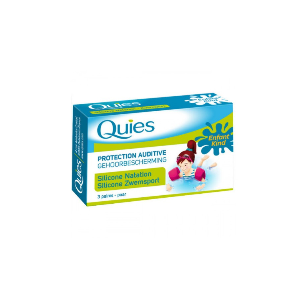 Quies-Protection-Enfant-en-silicone-special-natation-6-paires.png Quies Protection Enfant en silicone spécial natation - 6 paires – Image 1