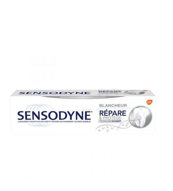REPARE-1.jpg Sensodyne Dentifrice Répare protège Blancheur 75ml – Image 1