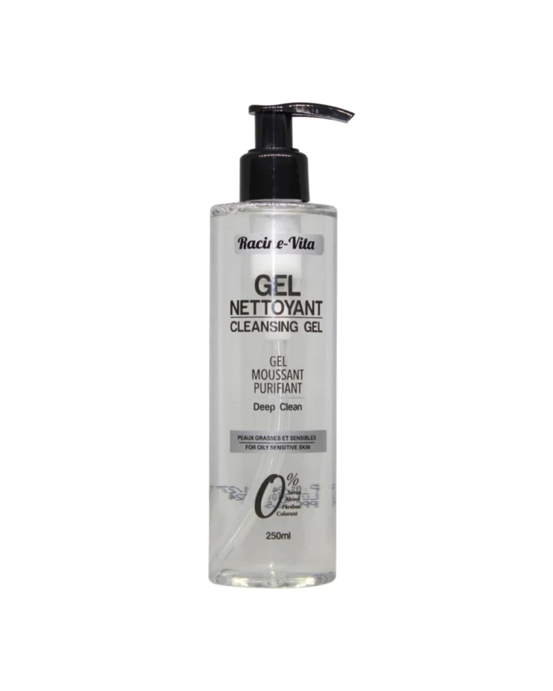Racine-vita-gel-nettoyant-Pg-250ml-1.png Racine Vita Gel Nettoyant Peaux Grasses 250ml – Image 1
