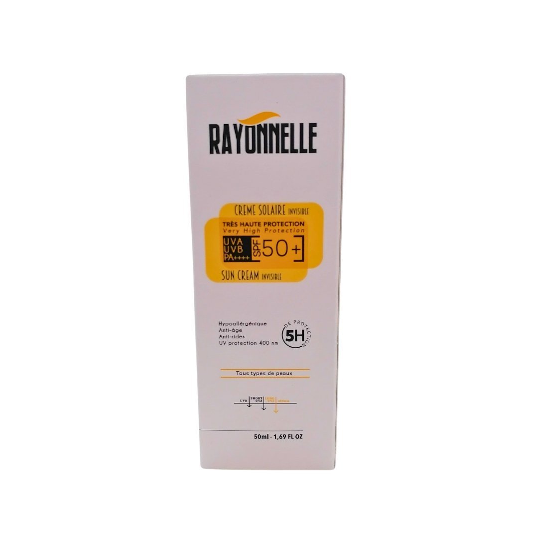 Rayonnelle-ecran-solaire-invisible-spf50-50ml-1.jpg Rayonnelle Ecran Solaire Invisible Spf50+ 50ml – Image 1