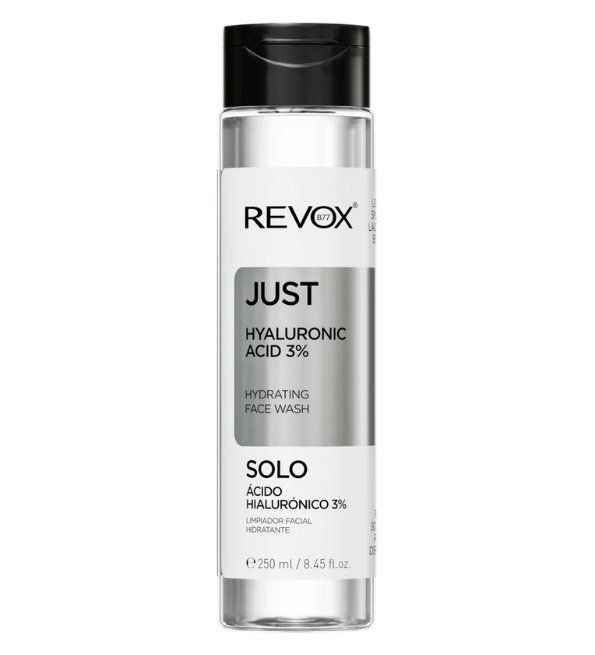 Revox-B77-Just-Hyaluronic-Acid-3-Hydrating-face-wash-250ml.jpg Revox B77 Just Hyaluronic Acid 3% Hydrating face wash 250ml – Image 1