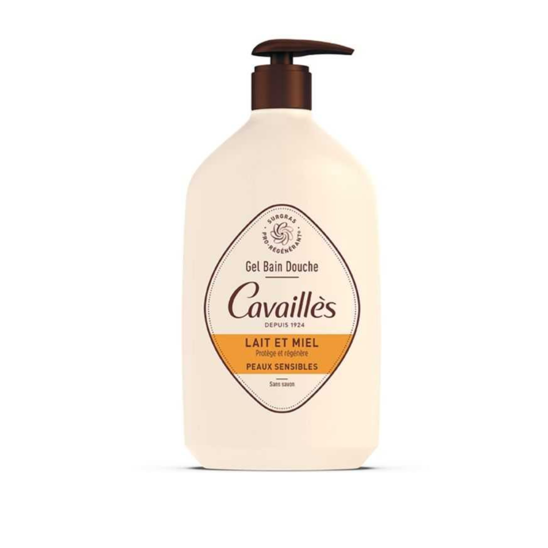 Roge-Cavailles-Gel-Surgras-Bain-et-Douche-Lait-et-Miel-1L.png Rogé Cavaillés Gel bain douche – Lait et miel 1L – Image 1