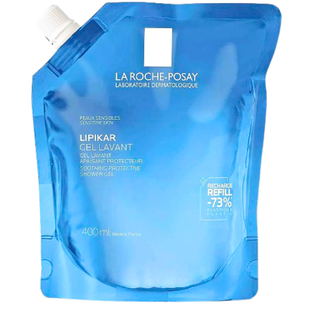 Rp-Lipikar-Gel-Lavant-400ml-Recharge-Refill-1.png Roche Posay Lipikar Gel Lavant 400ml Recharge Refill – Image 1