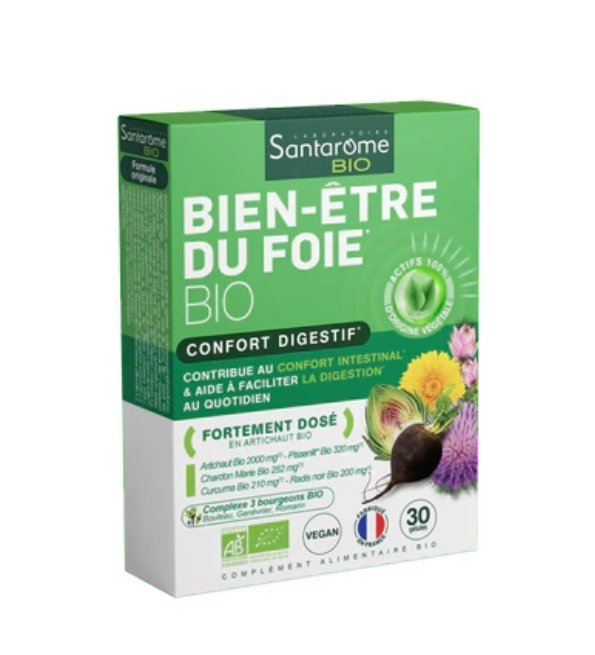 SANTAROME-BIEN-ETRE-DU-FOIE-30GEL-1.jpg SANTAROME BIEN ETRE DU FOIE 30 GELULES – Image 1