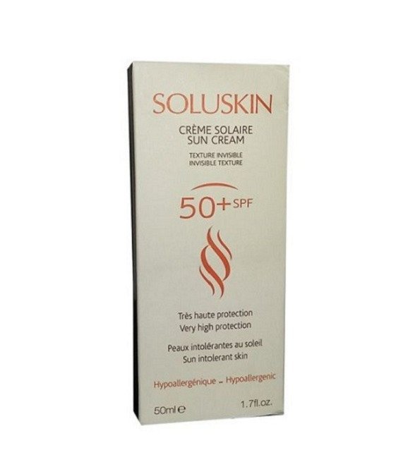 SOLUSKIN-Creme-Solaire-Spf50-Invisible-50ml-parapharmacie-maroc.jpg SOLUSKIN Creme Solaire Spf50+ Invisible 50ml – Image 1