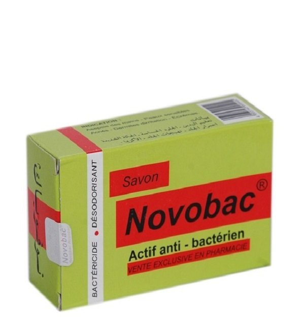 Savon-actif-anti-bacterien-1.jpg Novobac Savon Actif Anti Bactérien 100G – Image 1