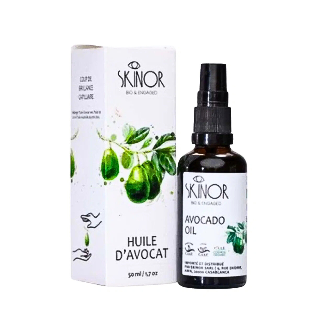 Skinor-Huile-Davocat-Bio-50ml-1.png Skinor Huile D'avocat Bio 50ml – Image 1