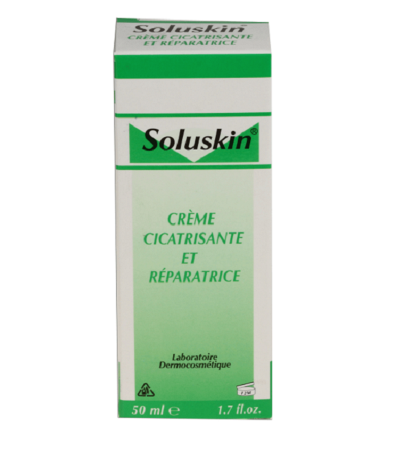Soluskin-Creme-Cicatrisante-et-reparatrice.png Soluskin Creme Cicatrisante 50Ml – Image 1