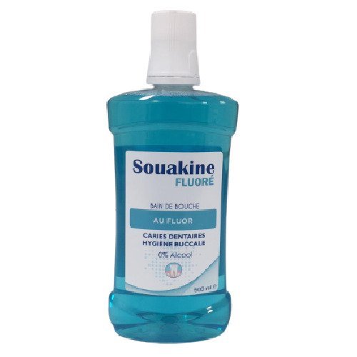 Souakine-bain-de-bouche-Fluore-500ml.jpg SOUAKINE BAIN DE BOUCHE FLUOREE 500ML – Image 1