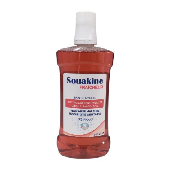 Souakine-bain-de-bouche-Fraicheur-500ml.jpg SOUAKINE BAIN DE BOUCHE AUX HUILES ESSENTIELS 500ML – Image 1