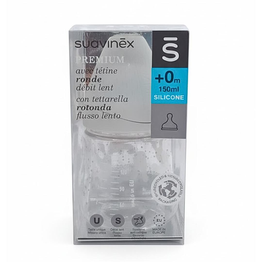 Suavinex-Bib-Rabbit-Avec-Tetine-Ronde-Debit-Lent-0m-150-GY-L2-1.png Suavinex Biberon Rabbit Avec Tetine Ronde Debit Lent +0m 150 GY L2 – Image 1