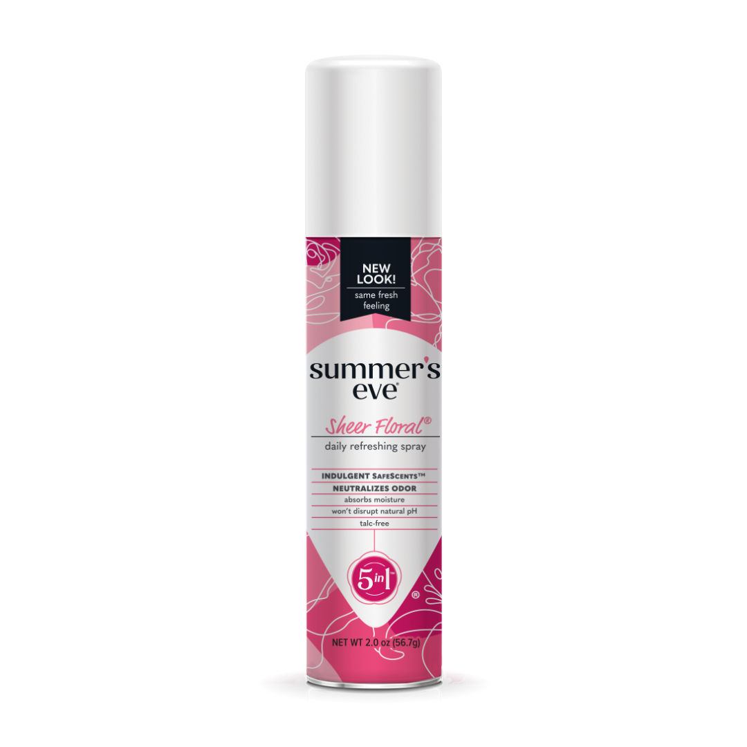 Summers-Eve-Sheer-Floral-Freshening-Spray-56.7g.png Summer's Eve Sheer Floral Freshening Spray 56.7g – Image 1