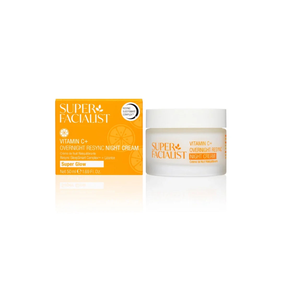 Super-Facialist-Vitamin-C-Overnight-Resync-Night-Cream-50ml-1.png Super Facialist Vitamin C+ Overnight Resync Night Cream 50ml – Image 1