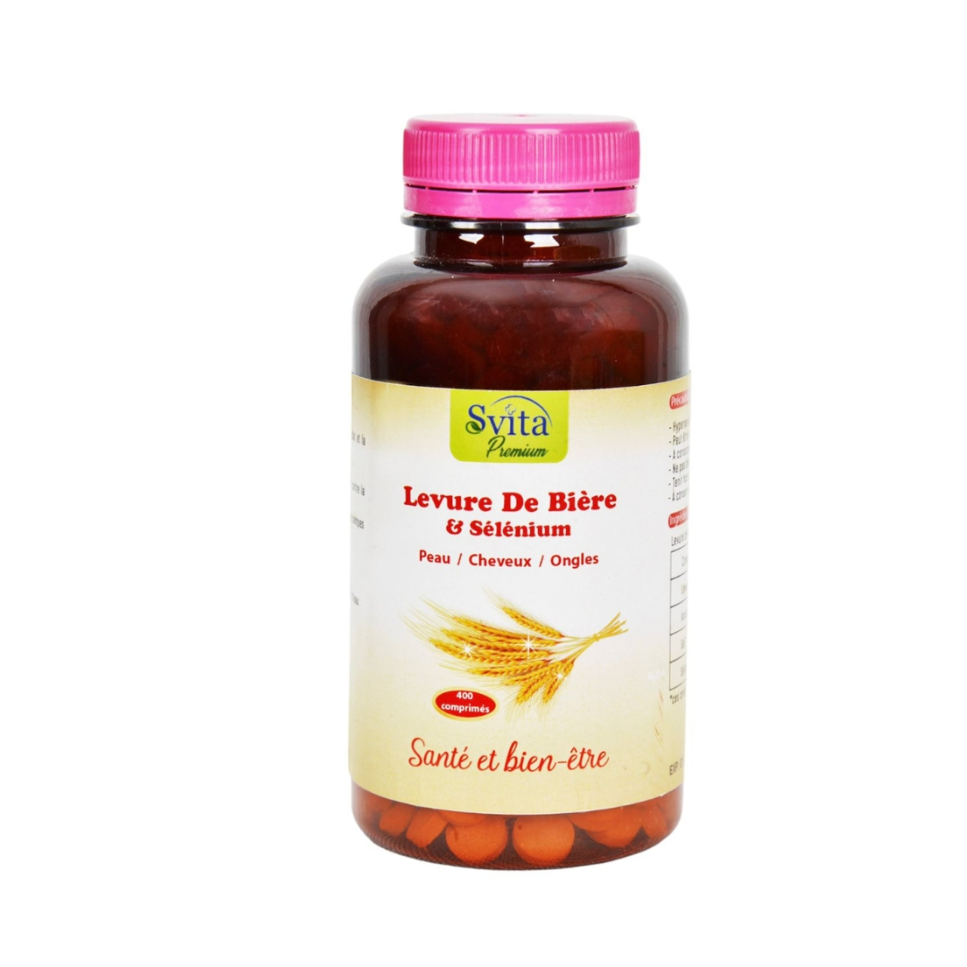 Svita-Premium-Levure-de-Biere-Selenium-410-Comprimes.png Svita Premium Levure de Biere & Selenium 400 Comprimes – Image 1