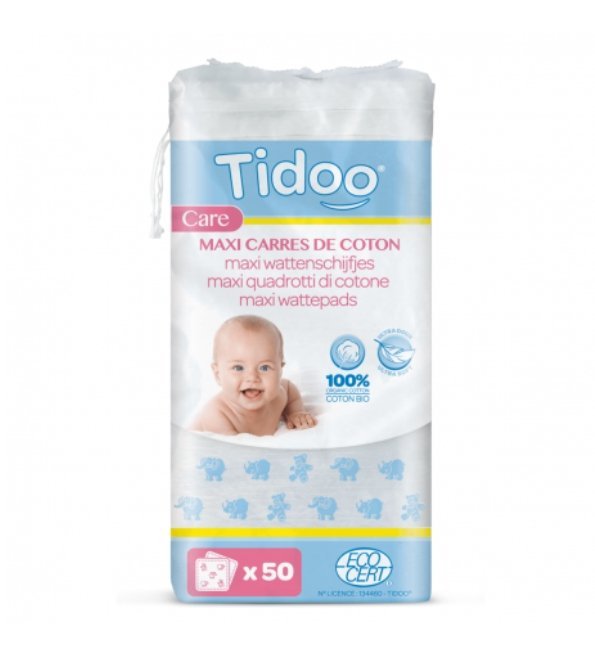 TIDOO-CARRES-MAXI-BABY-50U-1.jpg TIDOO CARRES MAXI BABY 50 UNITES – Image 1