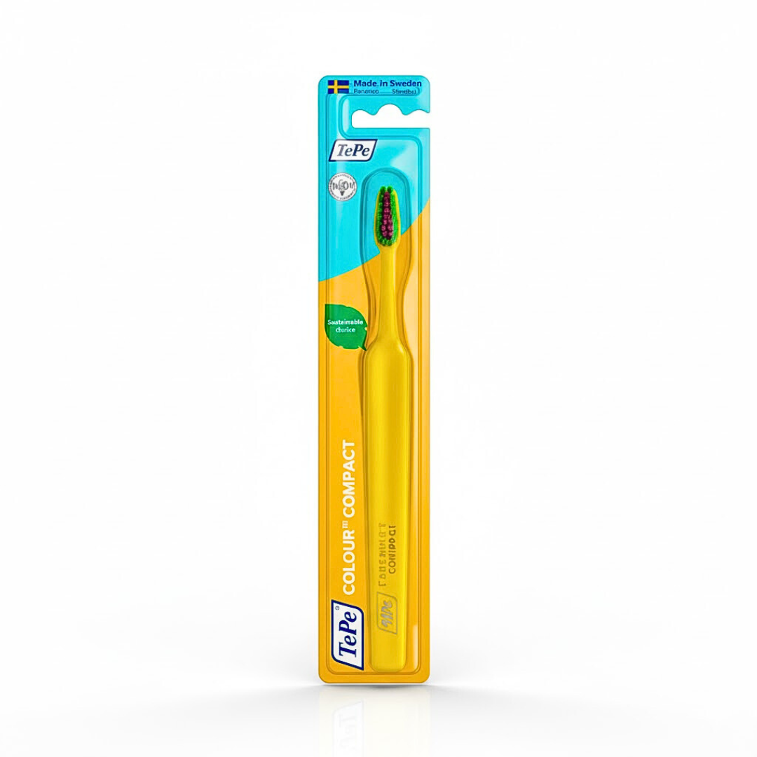 Tepe-Bad-Colour-Compact-Jaune-Extra-Soft-1.png Tepe Brosse A Dents Colour Compact Jaune Extra Soft – Image 1