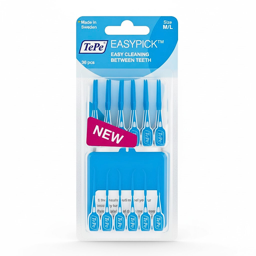 Tepe-Easypick-Taille-ML-Bleu-36-pcs-1.png Tepe Easypick Taille M/L Bleu 36 Pieces – Image 1