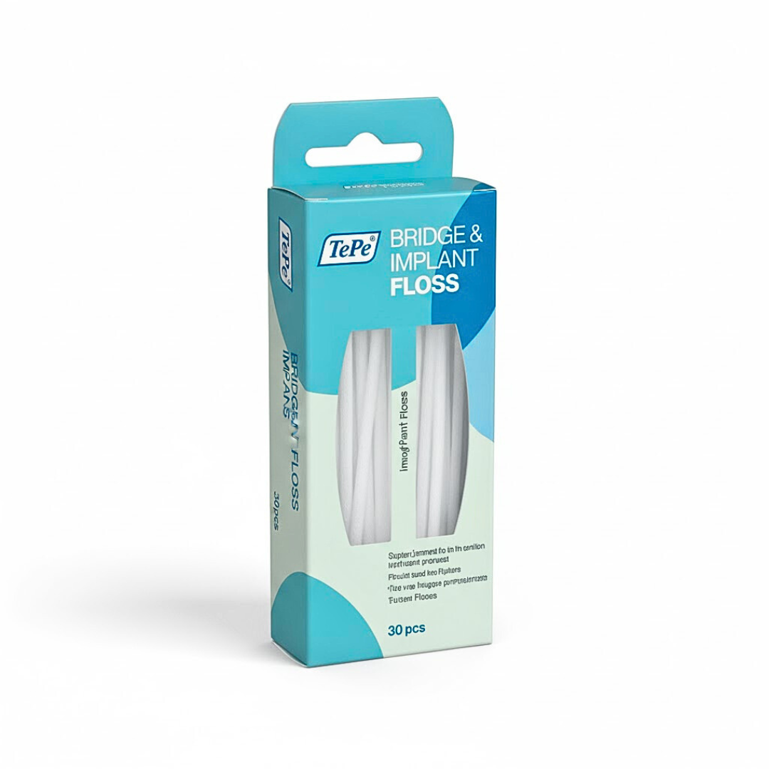 Tepe-Fil-Dentaire-Pour-Bridge-Et-Implant-30pcs-1.png Tepe Fil Dentaire Pour Bridge Et Implant 30 Pieces – Image 1