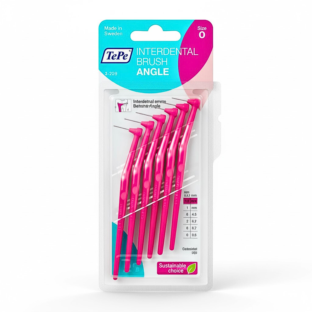 Tepe-Idb-Angle-Rose-0.4mm-Taille-0-6pcs-1.png Tepe Interdental Brush Angle Rose 0.4mm Taille 0 -6 Pieces – Image 1