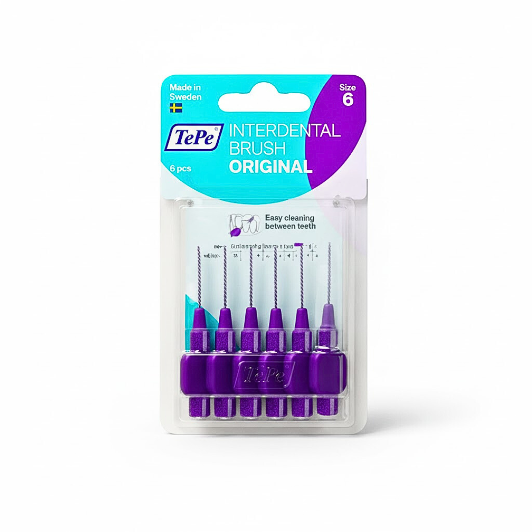 Tepe-Idb-Original-Violet-1.1mm-Taille-6-6pcs-1.png Tepe Interdental Brush Original Violet 1.1mm Taille 6 -6 Pieces – Image 1