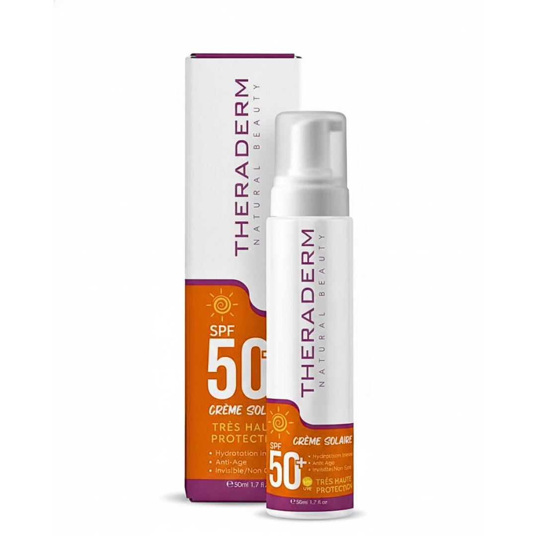 Theraderm-Creme-Solaire-Spf50-50ml-1.png Theraderm Creme Solaire Spf50+ 50ml – Image 1