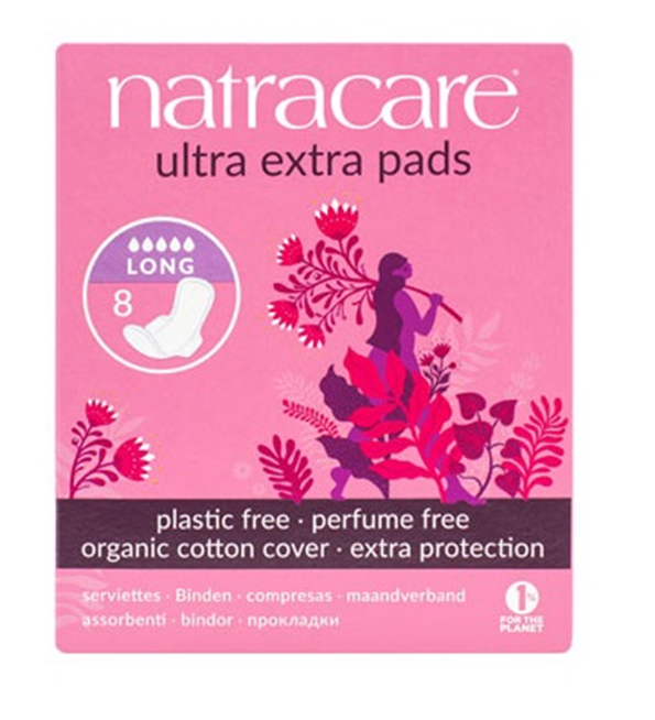 Ultra-Extra-Long-natracare-1.png NATRACARE SERVIETTE ULTRA EXTRA LONG 8 Unités – Image 1