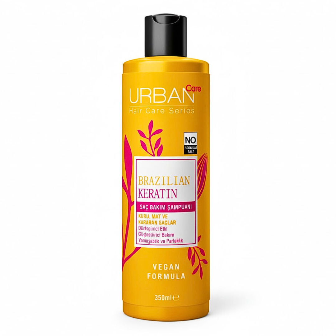Urban-Care-Brazilian-Keratin-Hair-Care-Shampoo-350ml-1.png Urban Care Brazilian Keratin Hair Care Shampoing 350ml – Image 1