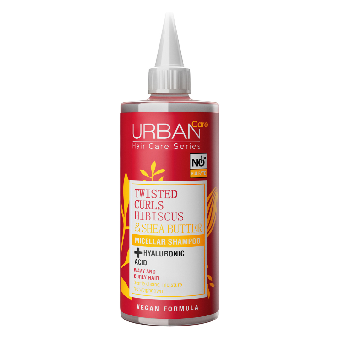Urban-Care-Twisted-Curls-Hibiscus-Shea-Butter-Micellar-Shampoo-340ml-1.png Urban Care Twisted Curls Hibiscus & Shea Butter Micellar Shampoo 340ml – Image 1