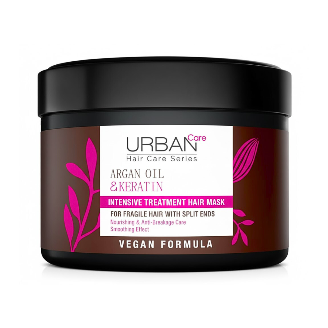 Urban-Intensive-Hair-Mask-Argan-Oil-Keratin-230ml-1.png Urban Care Intensive Hair Mask Argan Oil & Keratin 230ml – Image 1