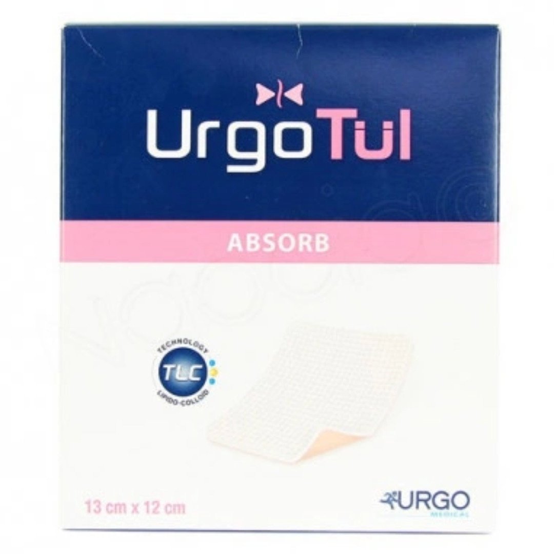 Urgo-Tul-Absorb-13Cm12Cm-1.jpg Urgo Tul Absorb 13Cm X 12Cm Unité – Image 1