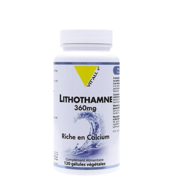 VITALL-PLUS-LITHOTHAMNE-360MG-RICHE-EN-CALCIUM-120GEL-1.jpg VITALL PLUS LITHOTHAMNE 360MG 120 GELULES – Image 1